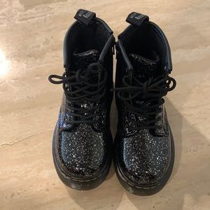 Sparkle Doc Martens. Never been worn.